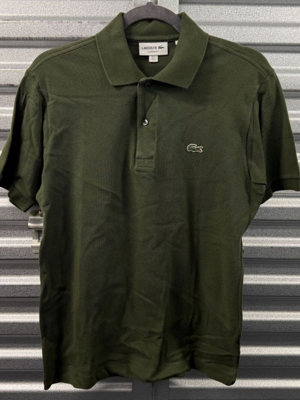 LACOSTE DARK GREEN CLASSIC FIT POLO SHIRT